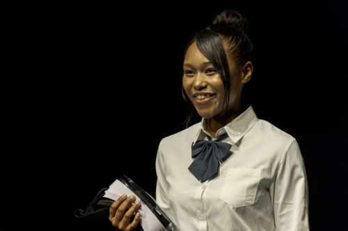 画像３：アン役の柏倉キーサレイラ弁護士による情熱的な演技