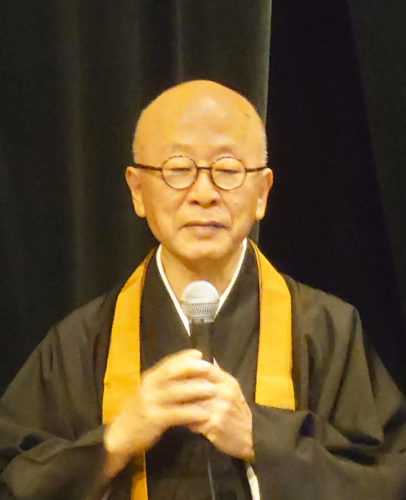 （画像２：應典院の秋田光彦住職）