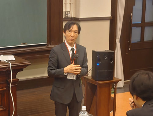 （画像2：臨床宗教師で龍谷大学文学部の鍋島教授）