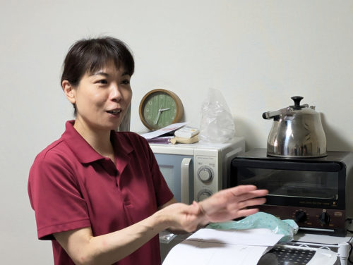 （画像アイキャッチ兼用：「『助けて』と言えない人に届けたい」と語る北川さん）