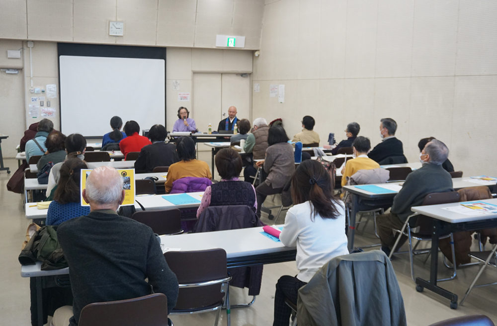 （画像アイキャッチ兼用：墓じまいをテーマにした地域包括支援センター主催の終活セミナー＝千葉県松戸市）